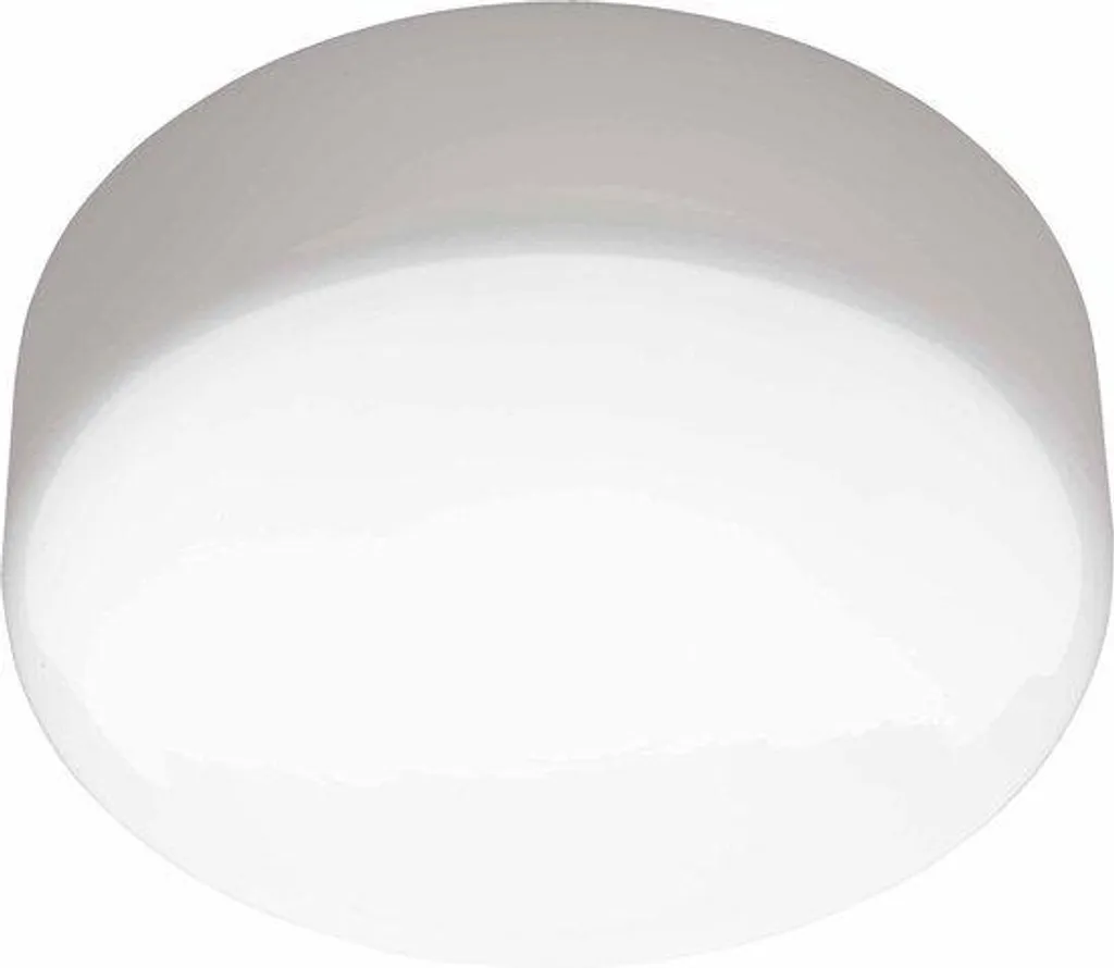 Éclairage de salle de bain IP44 plafonnier métal verre blanc E27