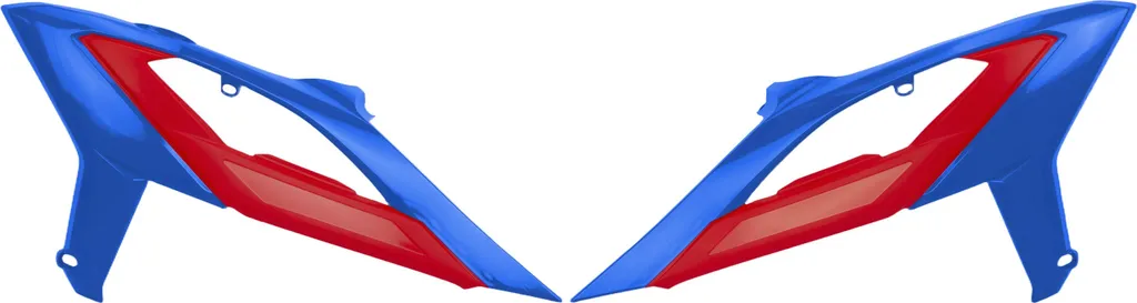 Ouïes de Radiateur pour Beta RR 2020 à 2024 - Plastique Rouge UFO