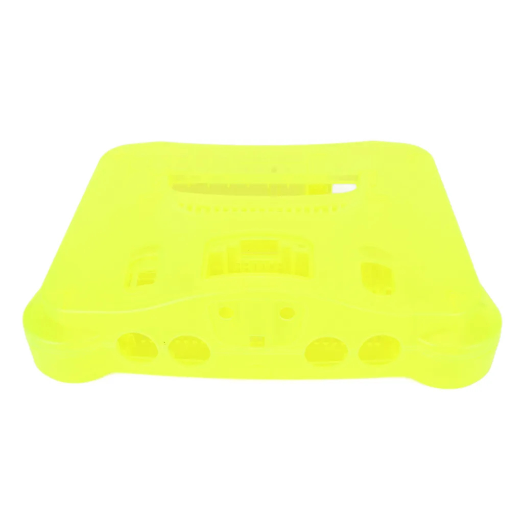 Coque de remplacement translucide pour console de jeu rétro N64 - Gris - 6