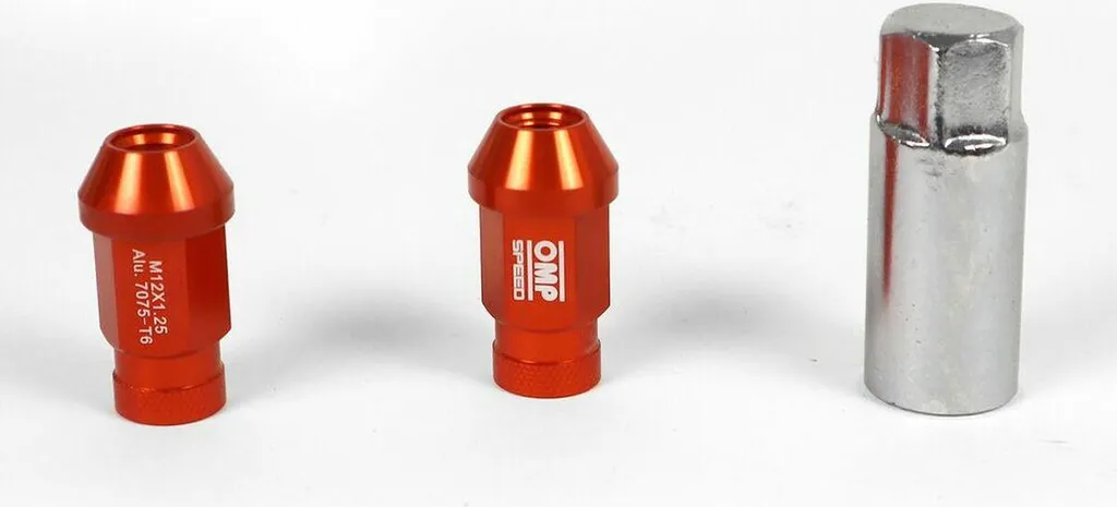Set Dadi Ruota OMP Orange M12x1.50 | Storia del Motorsport