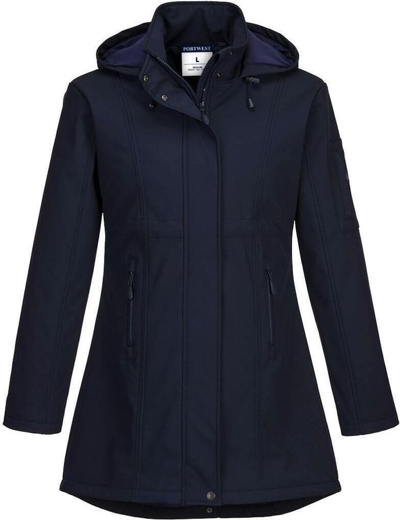 Portwest - "Carla" Softshelljacke für Damen PW1023 (XS) (Marineblau)