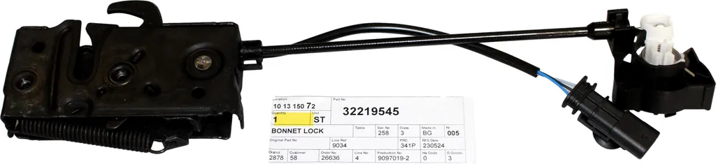 Serrure de Capot Gauche VOLVO S90 V90 V90CC OE 31425160 Pièce Origine