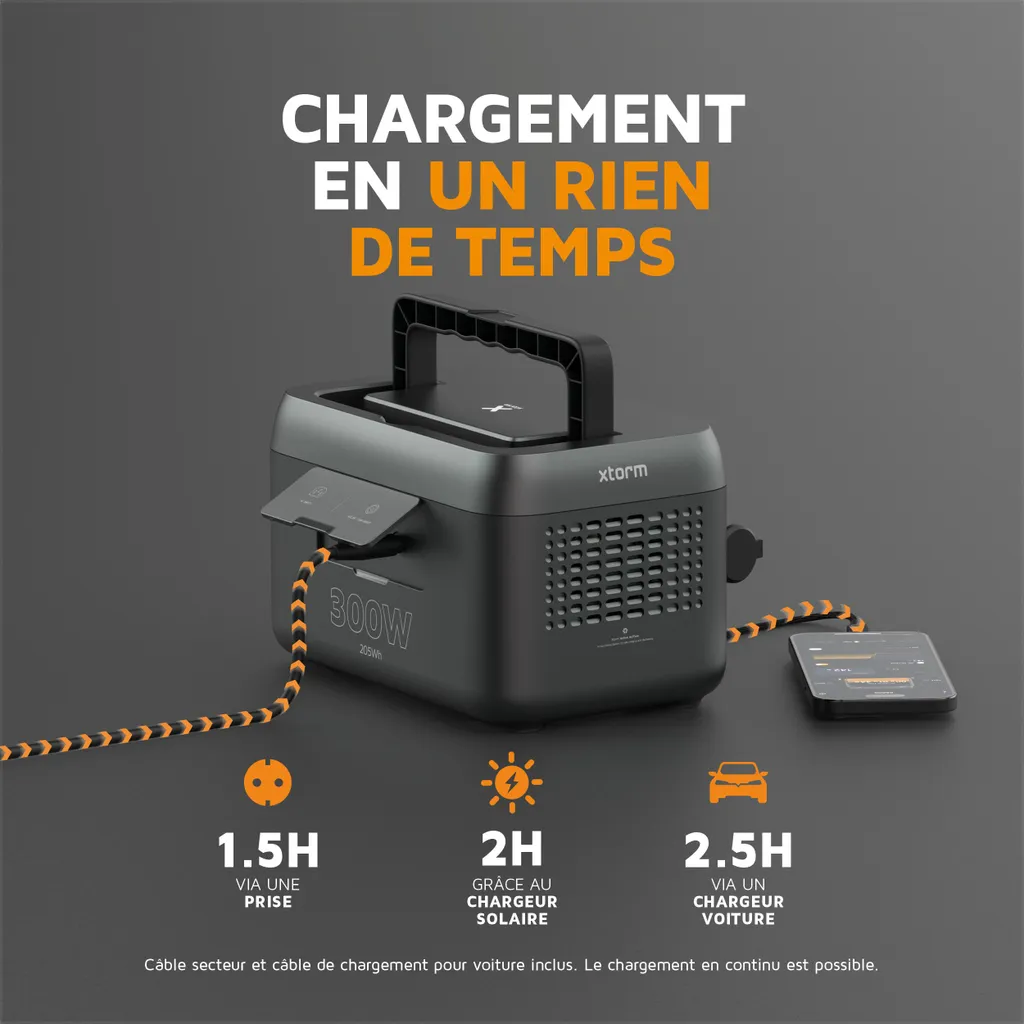Station de charge 300W compacte avec batterie lithium Xtorm - 6