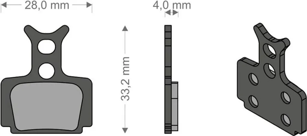 Plaquettes frittées Formula Mega RX Cura haute résistance Brenta T1