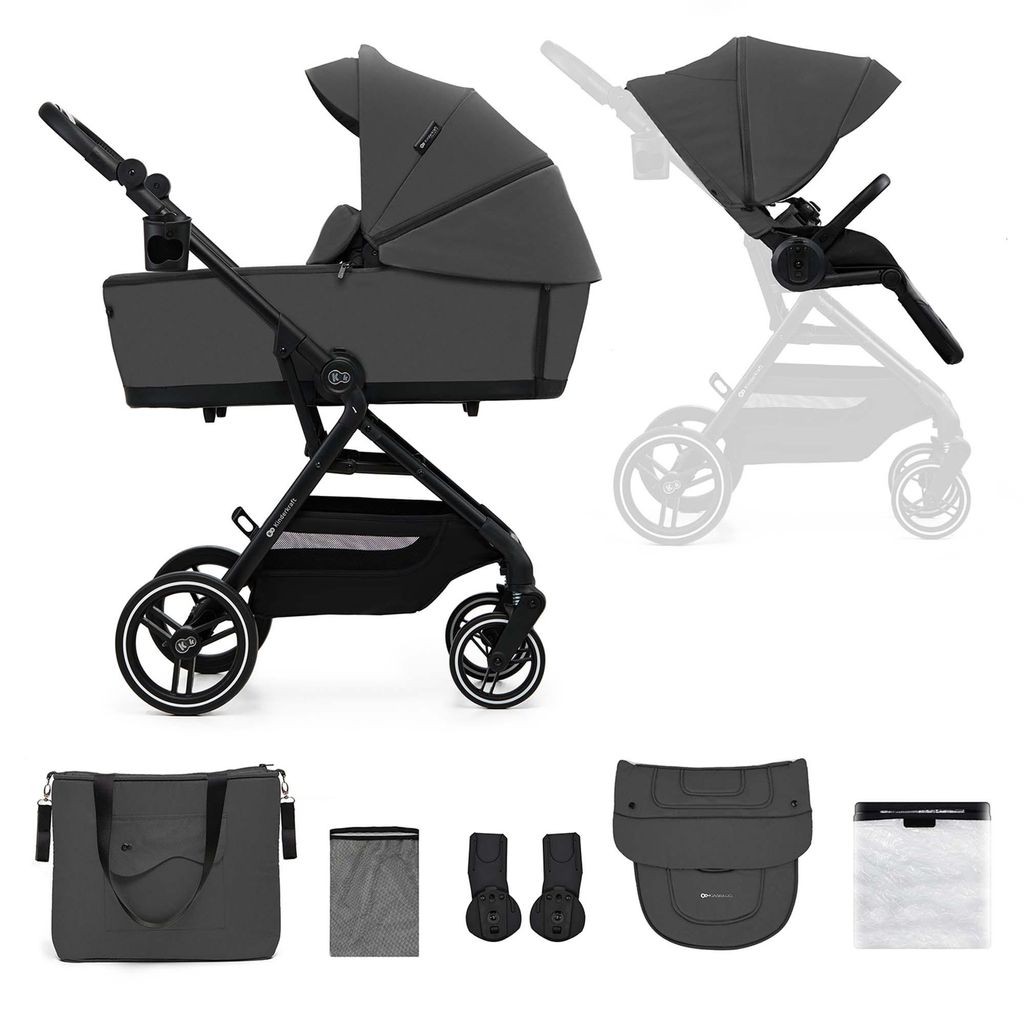 Kinderkraft YOXI kočík 2 v 1 do 27 kg skladací s vaničkou a Obrázok produktu 