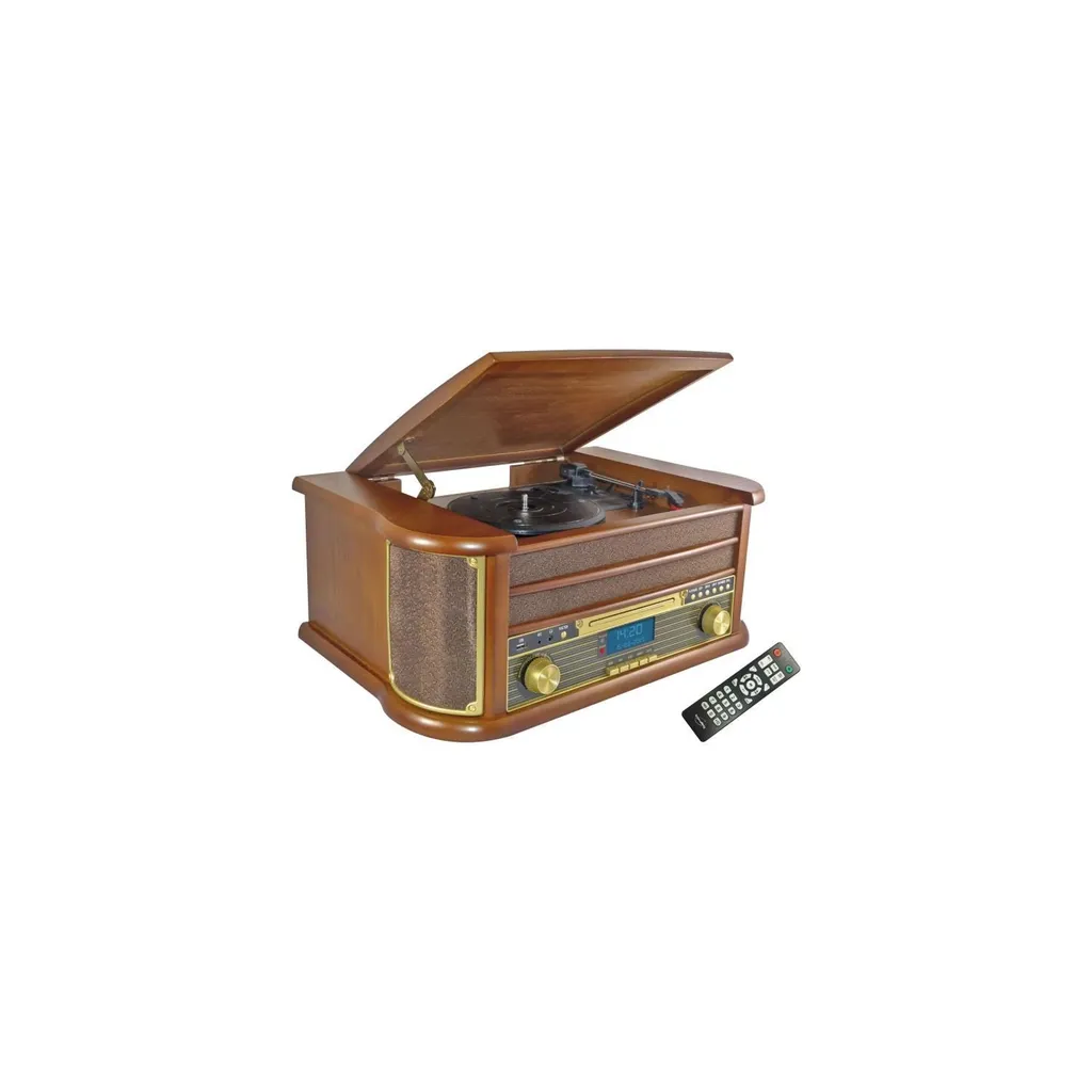 Inovalley RETRO29E-N Micro-chaîne Stéréo Bluetooth 5.0 2 x 20 W Noire