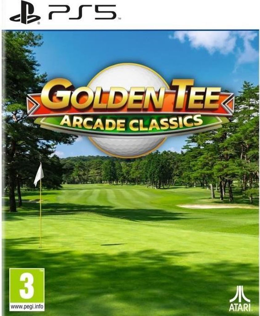 Golden Tee Arcade Classics, PS5 Spiel, Golf Arcade, Retro-Ambiente