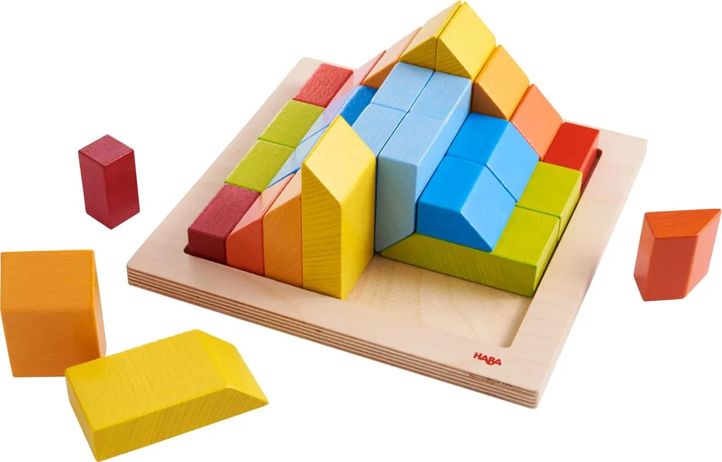 Jeu de construction en bois 3D Creative Stones Haba pour enfant de 2 ans - 3