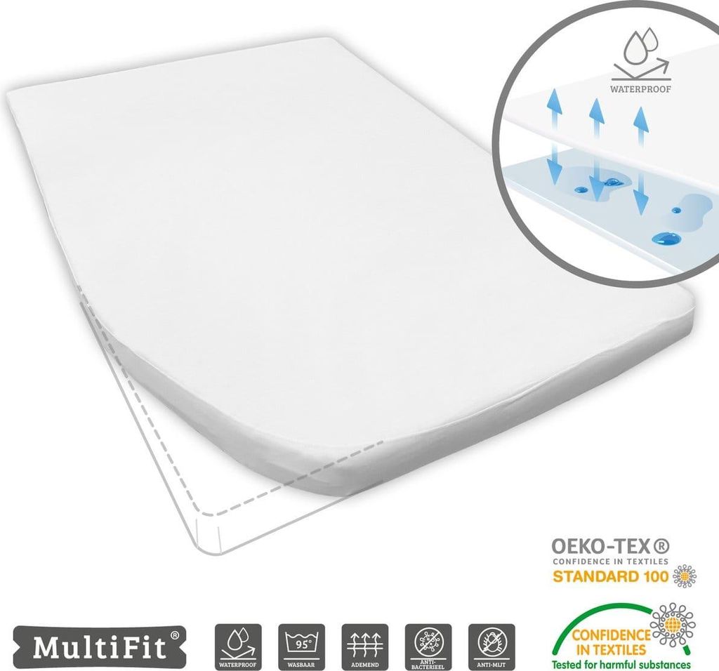 Protège-matelas en flanelle imperméable French bed - gauche Image du produit 