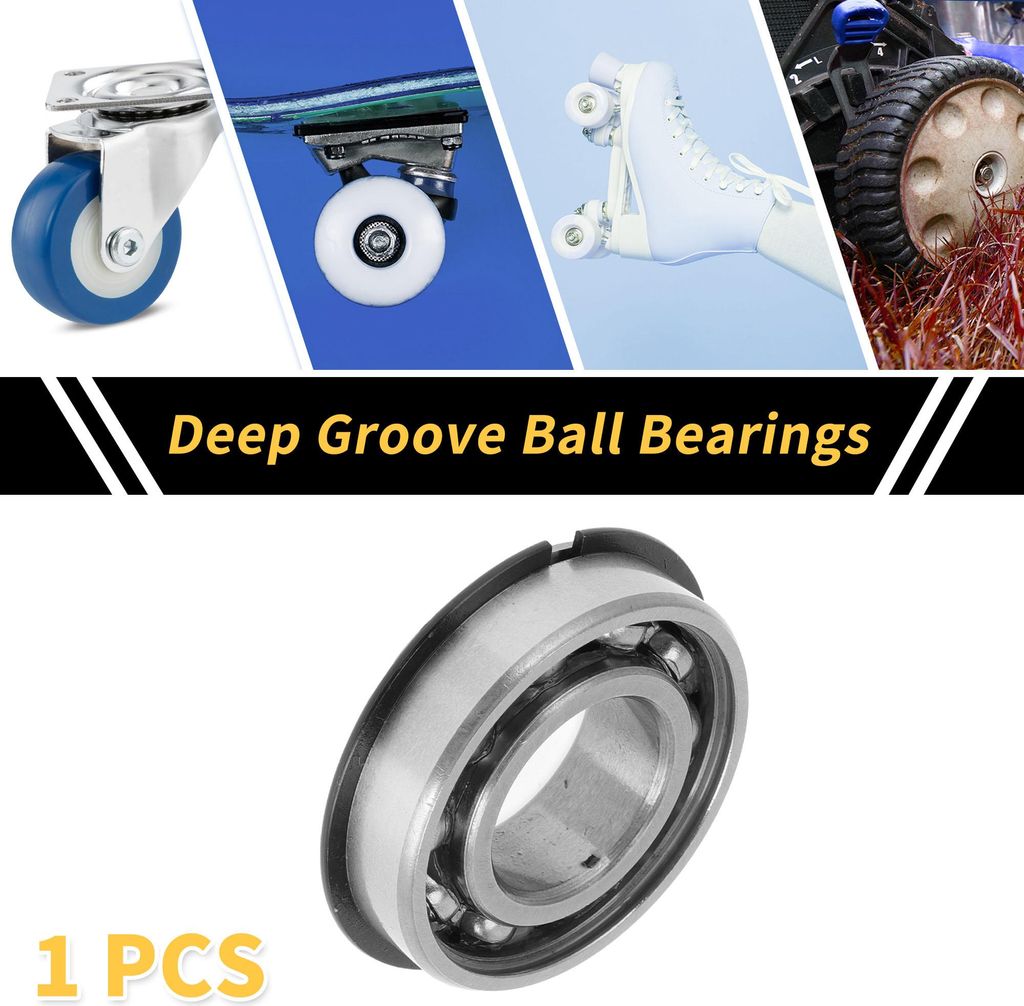 6003NR Rillenkugellager 17x35x10mm P5 Offene Art Geschmierte Lager 1 Stk Auto Roller Skateboard Rad Universal Silber Ton