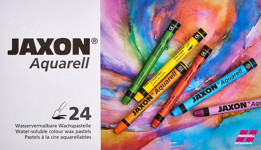 JAXON 49424 Gesso per acquerello - scatola di cartone da 24 Immagine del prodotto 