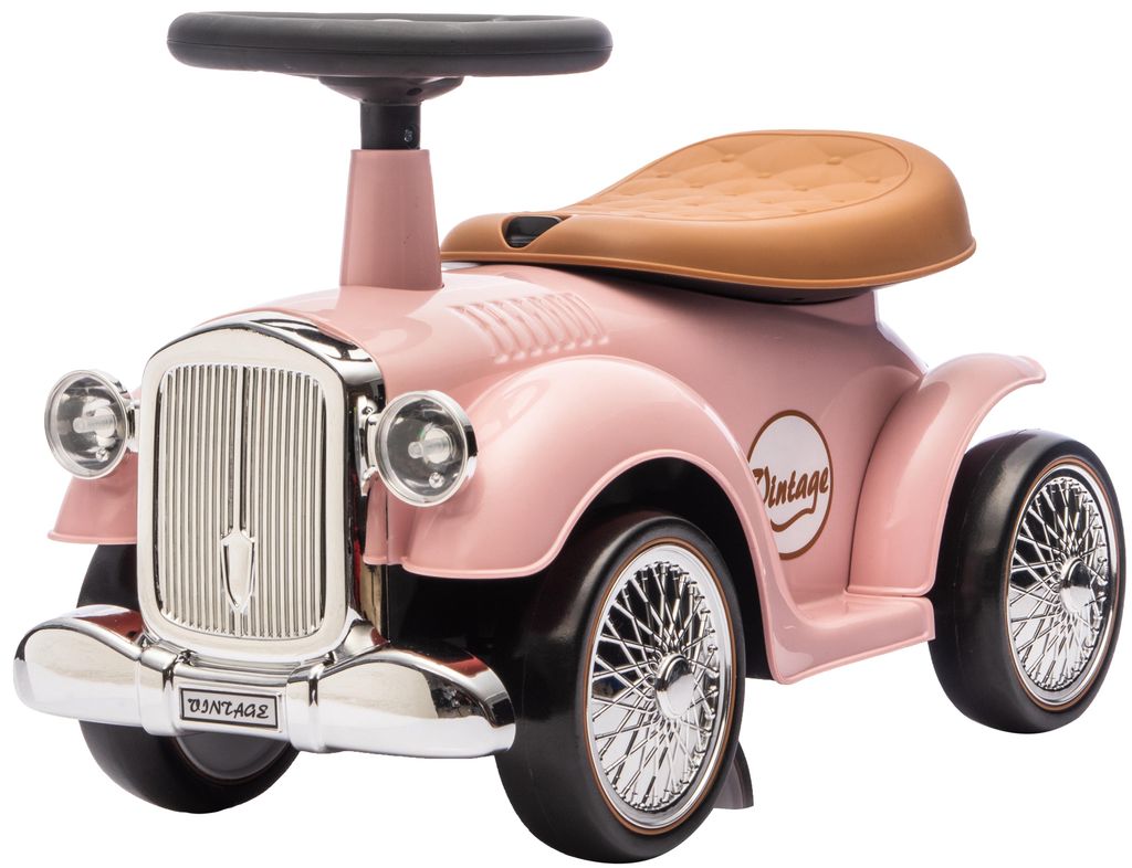 Eco Toys Retro Rosa Rutschauto Produktbild 
