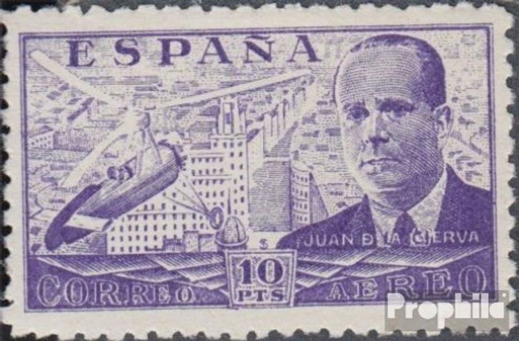 Briefmarken Spanien 1940 Mi 893 mit Falz Cierva