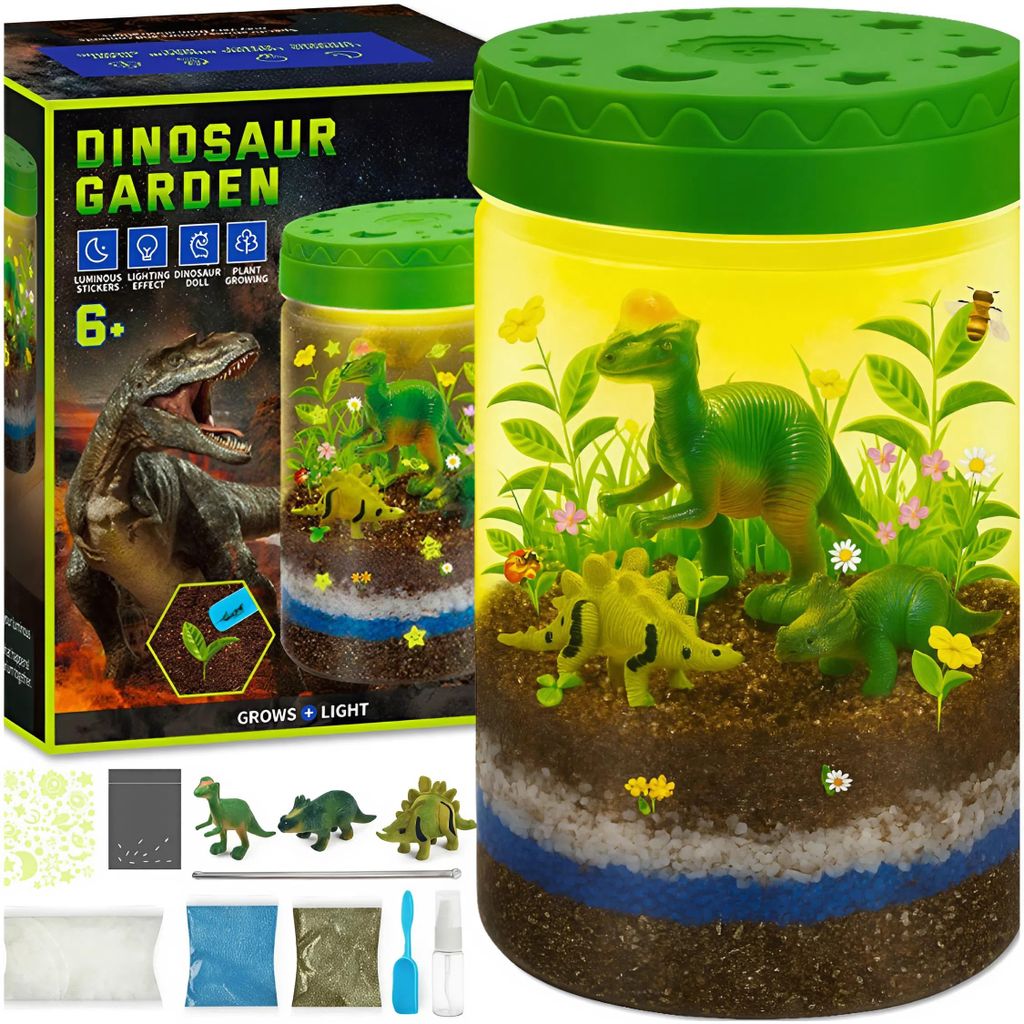 Dinosauří terárium DIY s LED noční lampičkou a projektorem, Obrázek produktu 