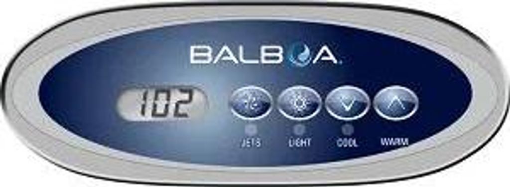 Balboa MVP240 Whirlpool-Bedienfeld 134x49 mm mit Produktbild 