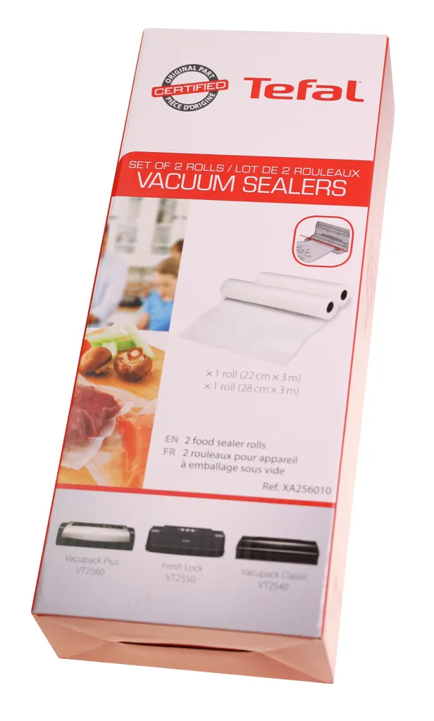 Rotoli Sottovuoto Tefal XA2560 - 2 Pezzi per Conservazione Professionale - 5