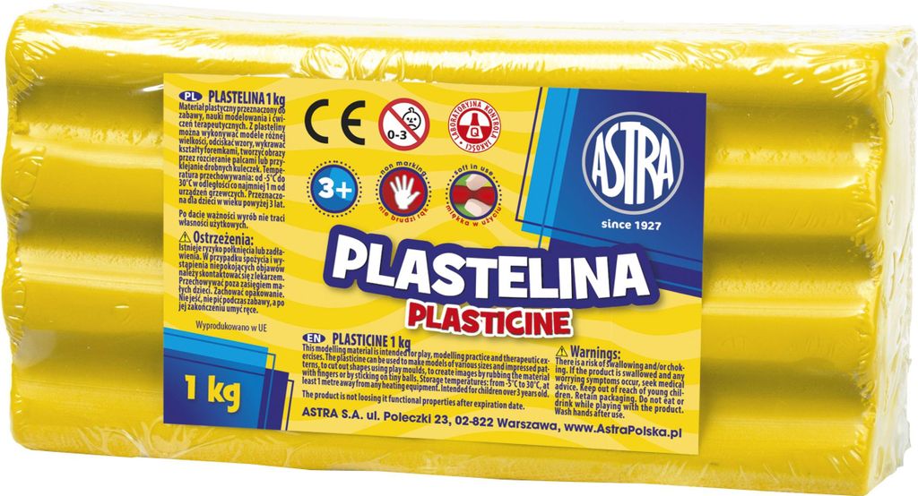 Plastilina 1kg Giallo Astra Immagine del prodotto 