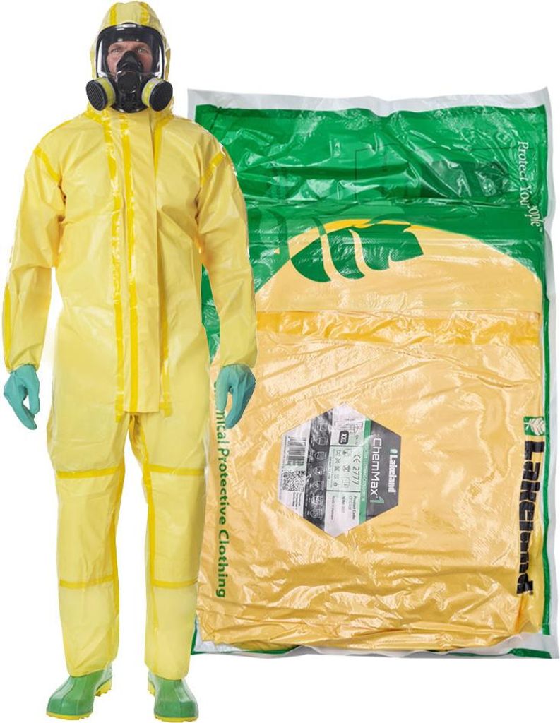 Chemikalienschutzanzug XXL Chemmax 1 Typ 3 4 5 6