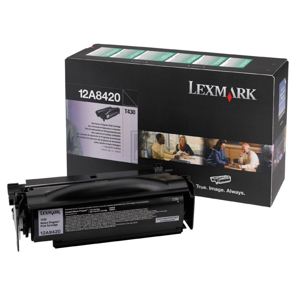 Lexmark T430 Return Program Print Cartridge, 6000 Seiten, Schwarz