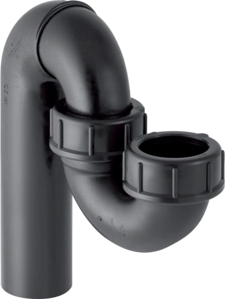 Geberit sifon voor afvoerbak d50/50 mm, in- en uitloop Productafbeelding 