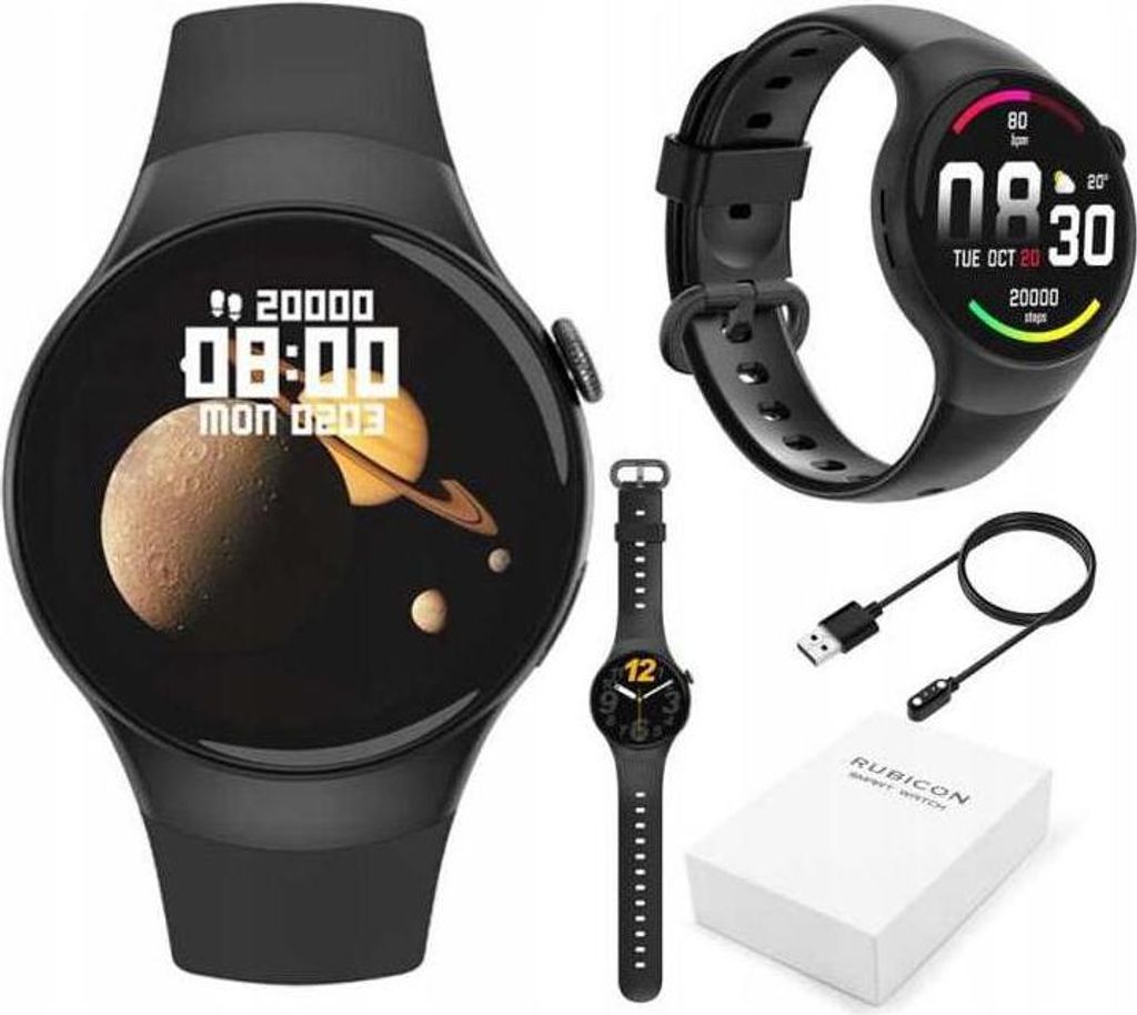 Zegarek SMARTWATCH DAMSKI Rubicon ROZMOWY PULS SMS Zdjęcie produktu 
