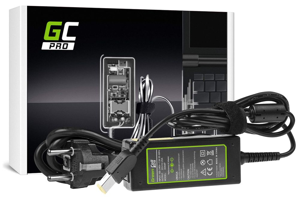 Green Cell AD64P, Laptop, Vnitřní, 45 W, 20 V, 2,25 A, Obrázek produktu 