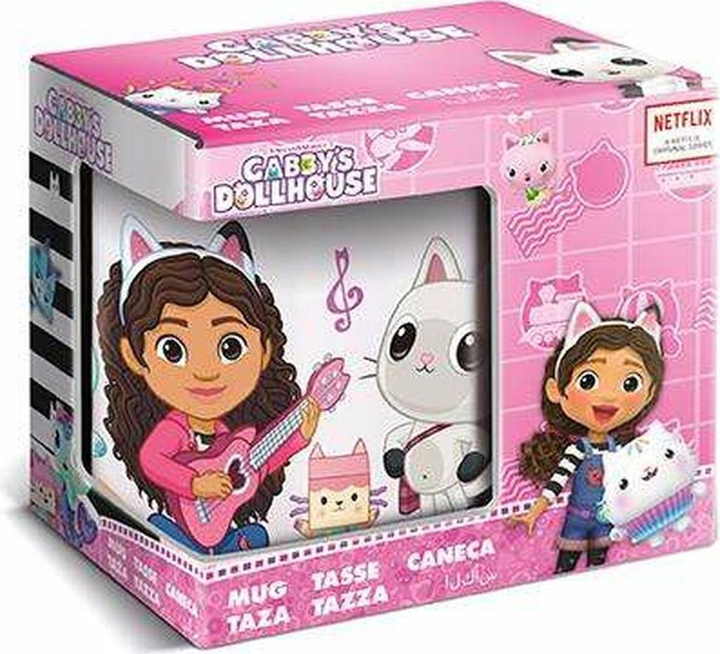 Stor Gabbys Dollhouse Ceramics In Gift Box 325ml Tasse Rosa Produktbild 