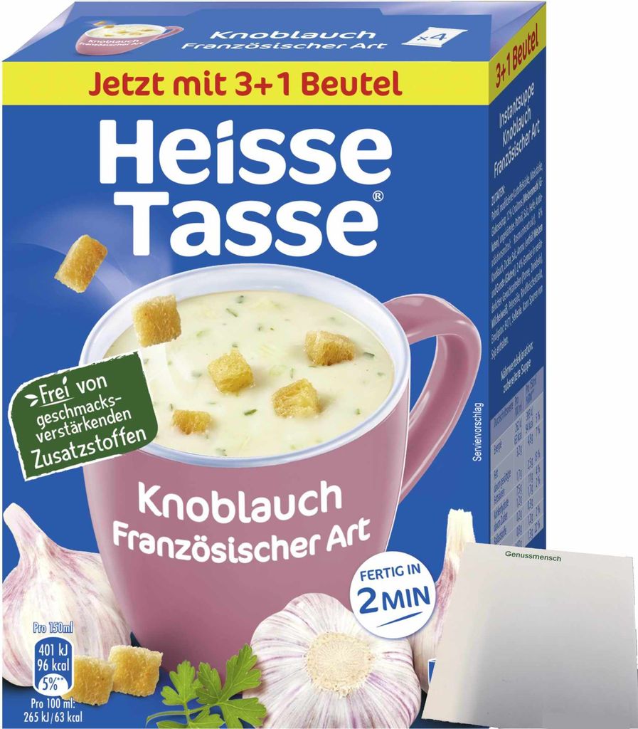 Heisse Tasse Knoblauch Französischer Art Suppe 1er Pack Produktbild 