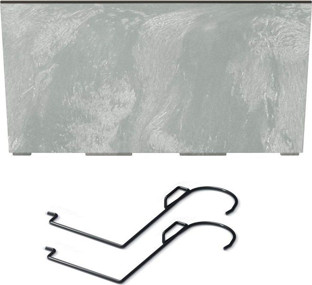 Truhlík URBI CASE BETON EFFECT W s háky a vkladem 58 cm - Immagine del prodotto 