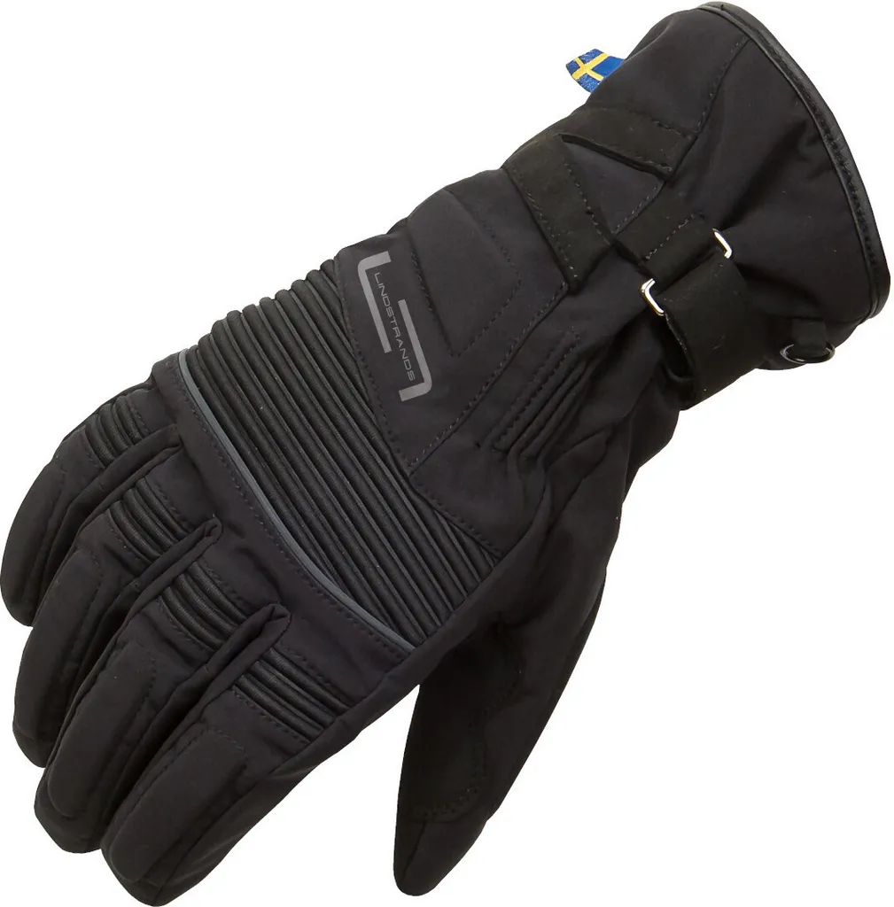 Gants Lindstrands Greip noirs taille 9 avec renforts et grip optimisé