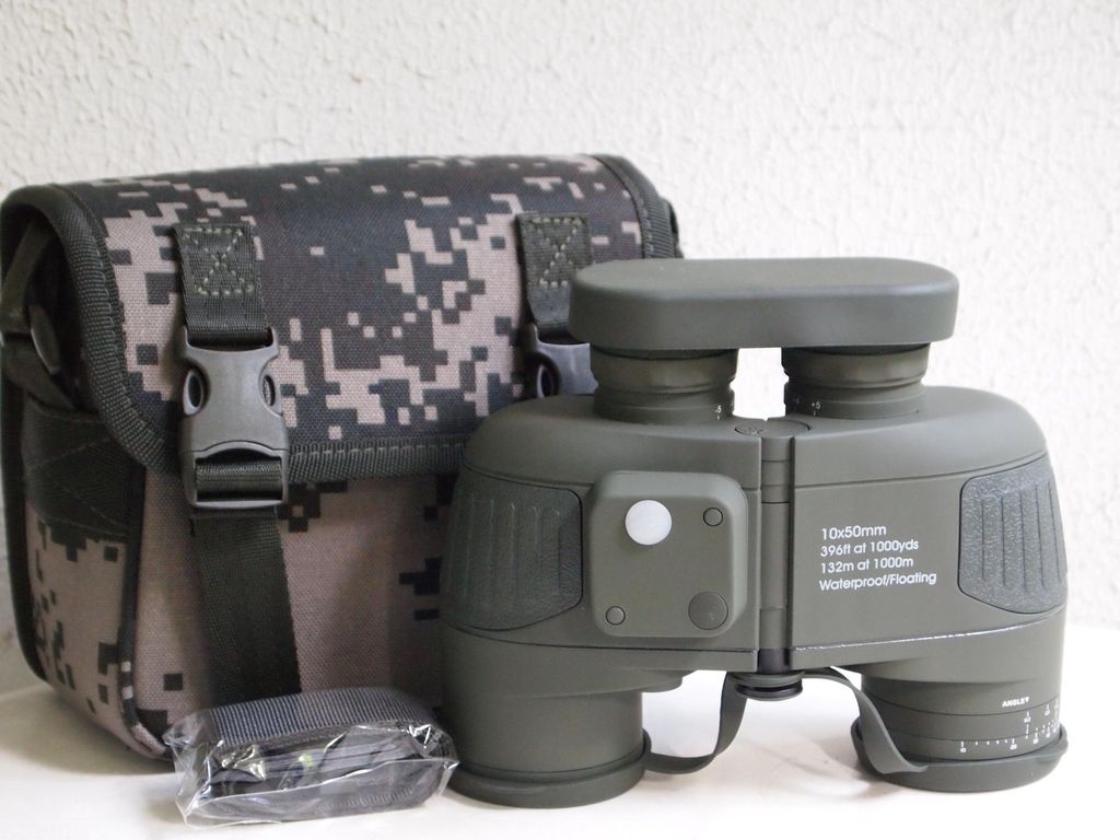 Militär Marine Fernglas 10x50 mit BAK4 Porro - Prismen + Produktbild 