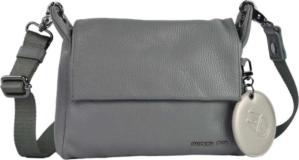 Mandarina Duck Mellow Leather Umhängetasche Gargoyle FZT9308U