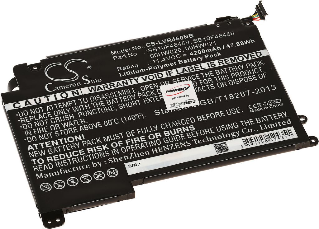 Akku kompatibel mit Lenovo Typ SB10F46459