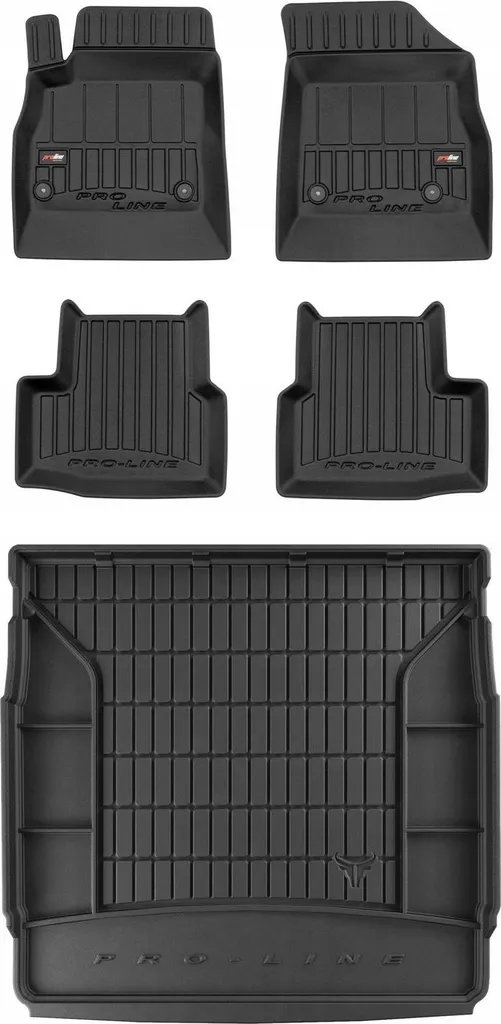 Set Tappeti Auto Opel Astra K 2015+ Velluto Nero e Bordi Beige Luxury