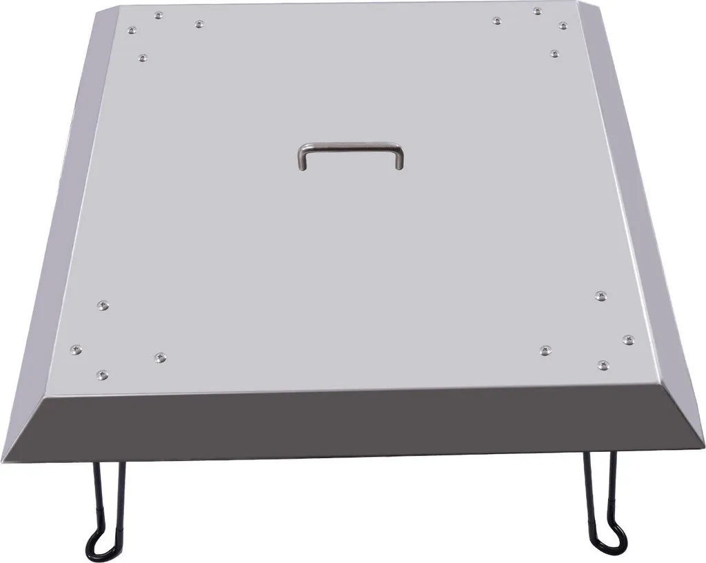 Déflecteur Thermique Inox Carré Haute Résistance pour Brûleur Extérieur