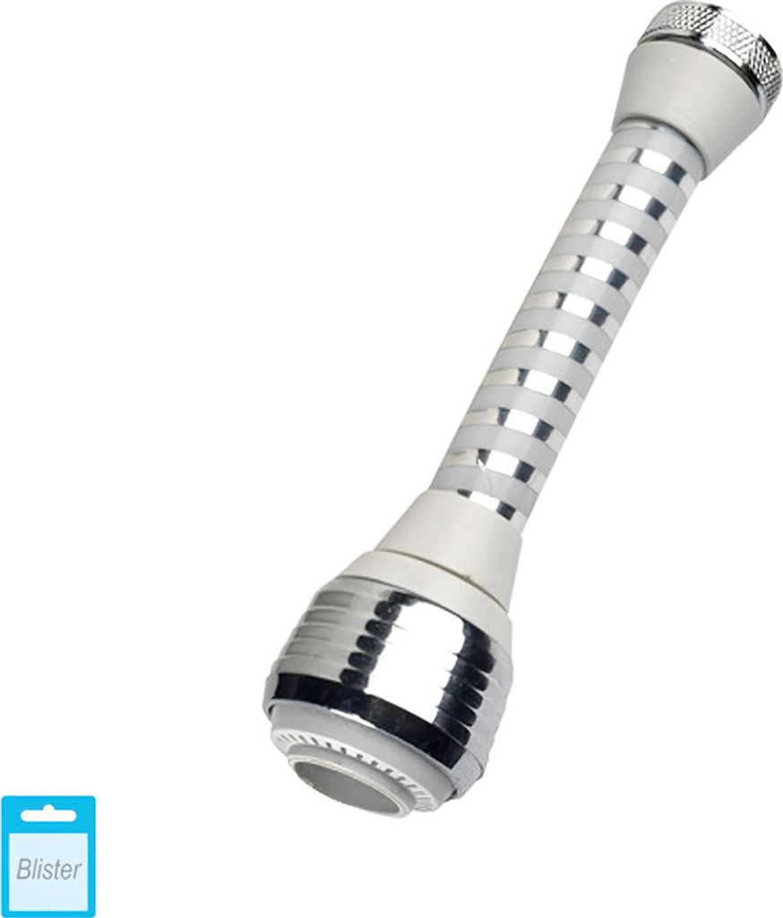 Perlstrahler-Sparaufsatz aus PVC mit Adapter Außen-/Innengewinde