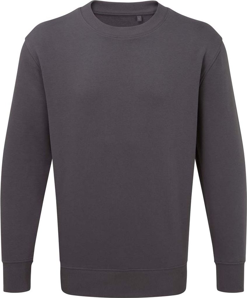 Anthem - Sweatshirt Baumwolle aus biologischem Anbau für Herren/Damen Uni PC4755 (S) (Anthrazit)