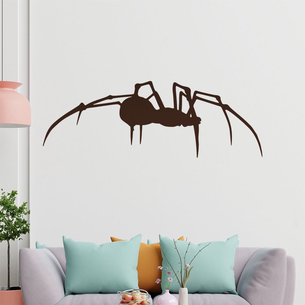 KIWISTAR Spinne Seite - Beine Spinnweben Vogelspinne Zecke Kanker Wandtattoo in 6 Größen - Wandaufkleber Wall Sticker - Dekoration, Küche, Wohnz...