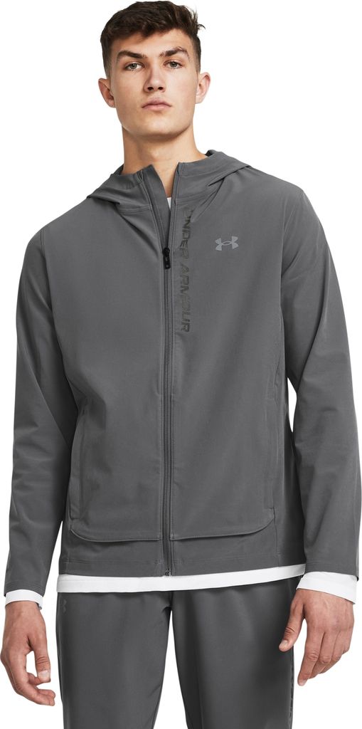 Under Armour Outrun The Storm Jacke Grau M Mann Grau M Produktbild 