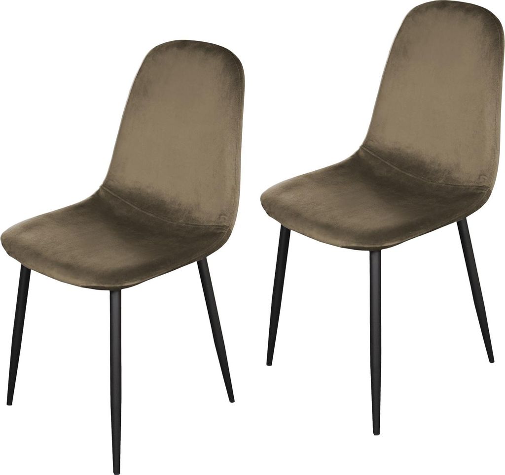 Stuhl Savannah Velvet Braun