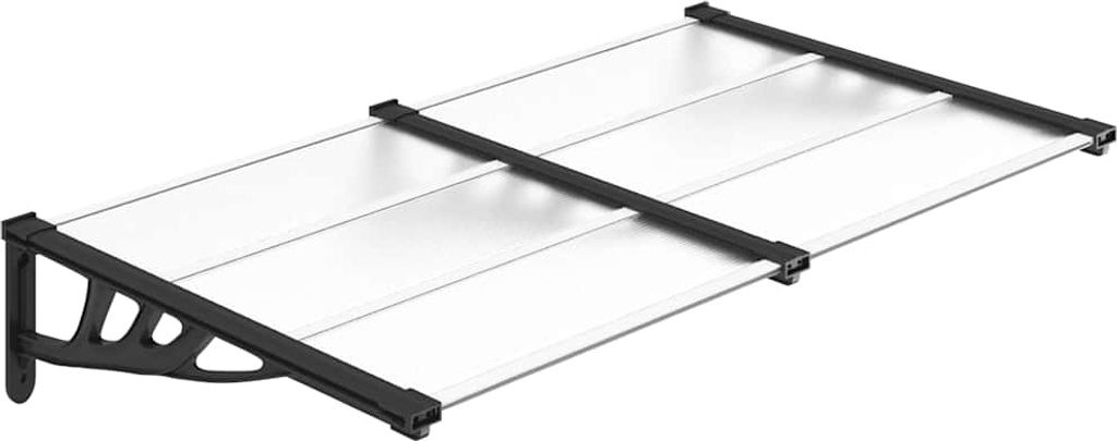 A product shot of a door awning.
