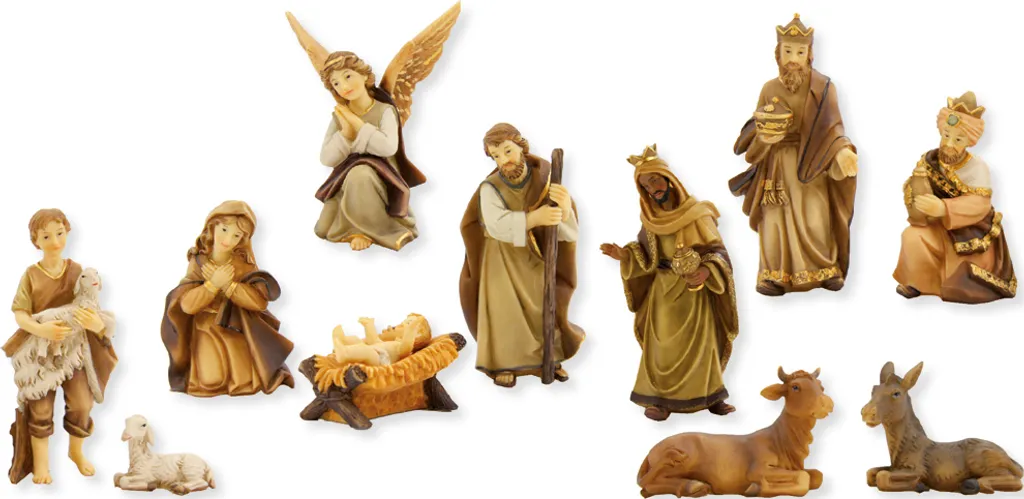Set 11 Statuine Markus FADEDA 11cm - Decorazioni Natale Eleganti