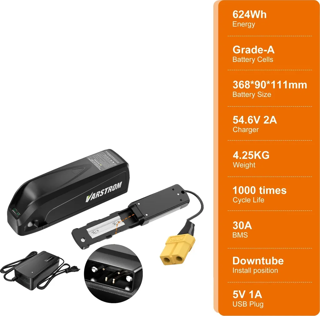 Batterie pour Moteur Électrique de Bateau et VAE 48V 13Ah Haute Performance