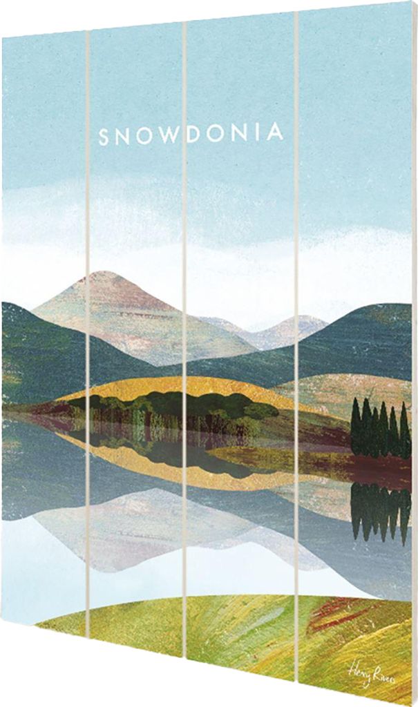Henry Rivers - Tafel "Snowdonia" PM6812 (59 cm x 40 cm) (Bunt)