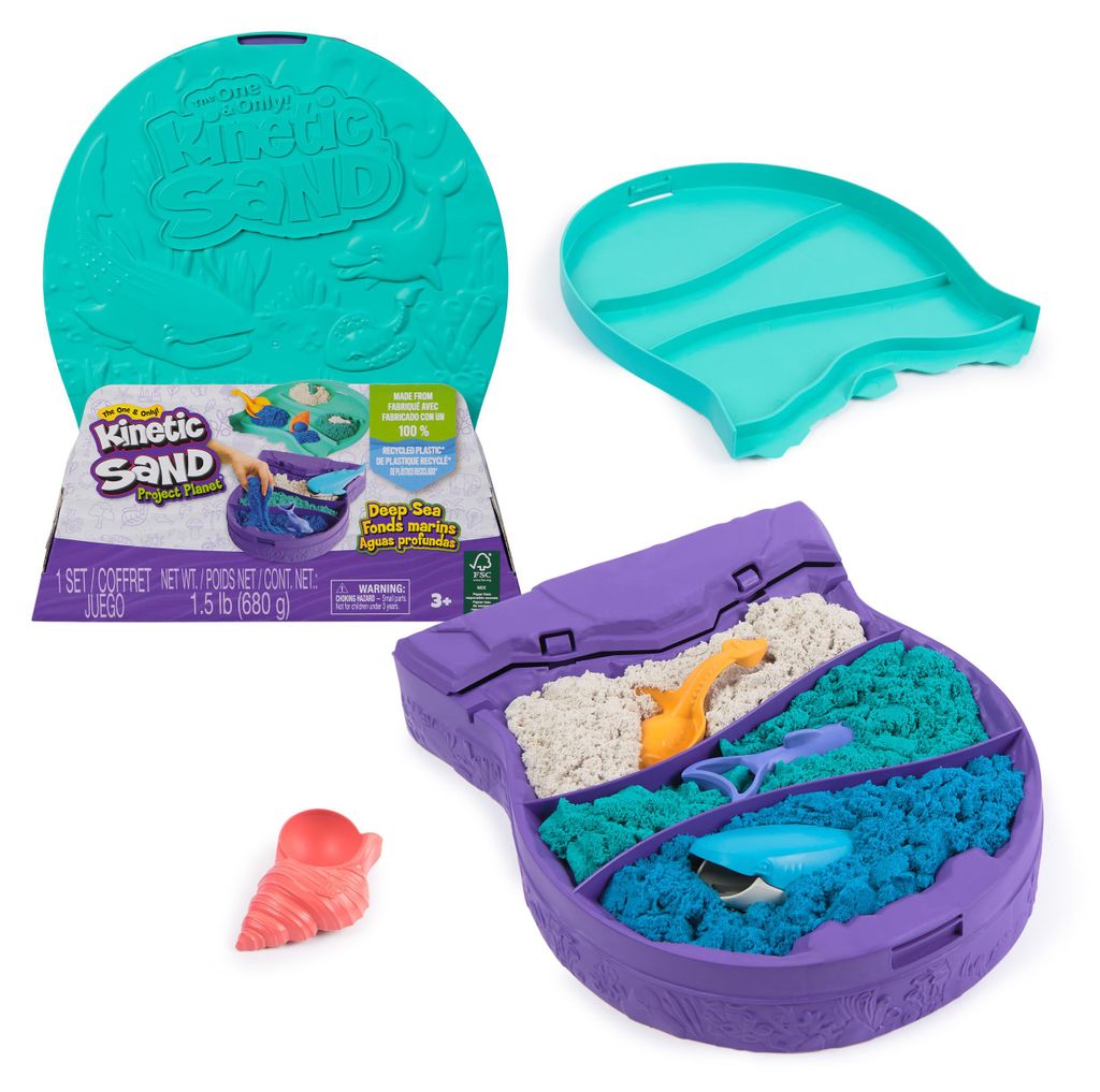 Kinetic Sand Project Planet - Ozean Spielset (680 Gramm Sand)