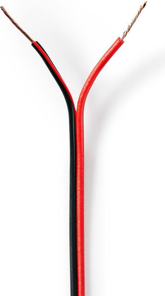 Nedis Lautsprecherkabel - 2 x 0.50 mm² - CCA - 100 m - Rund Produktbild 