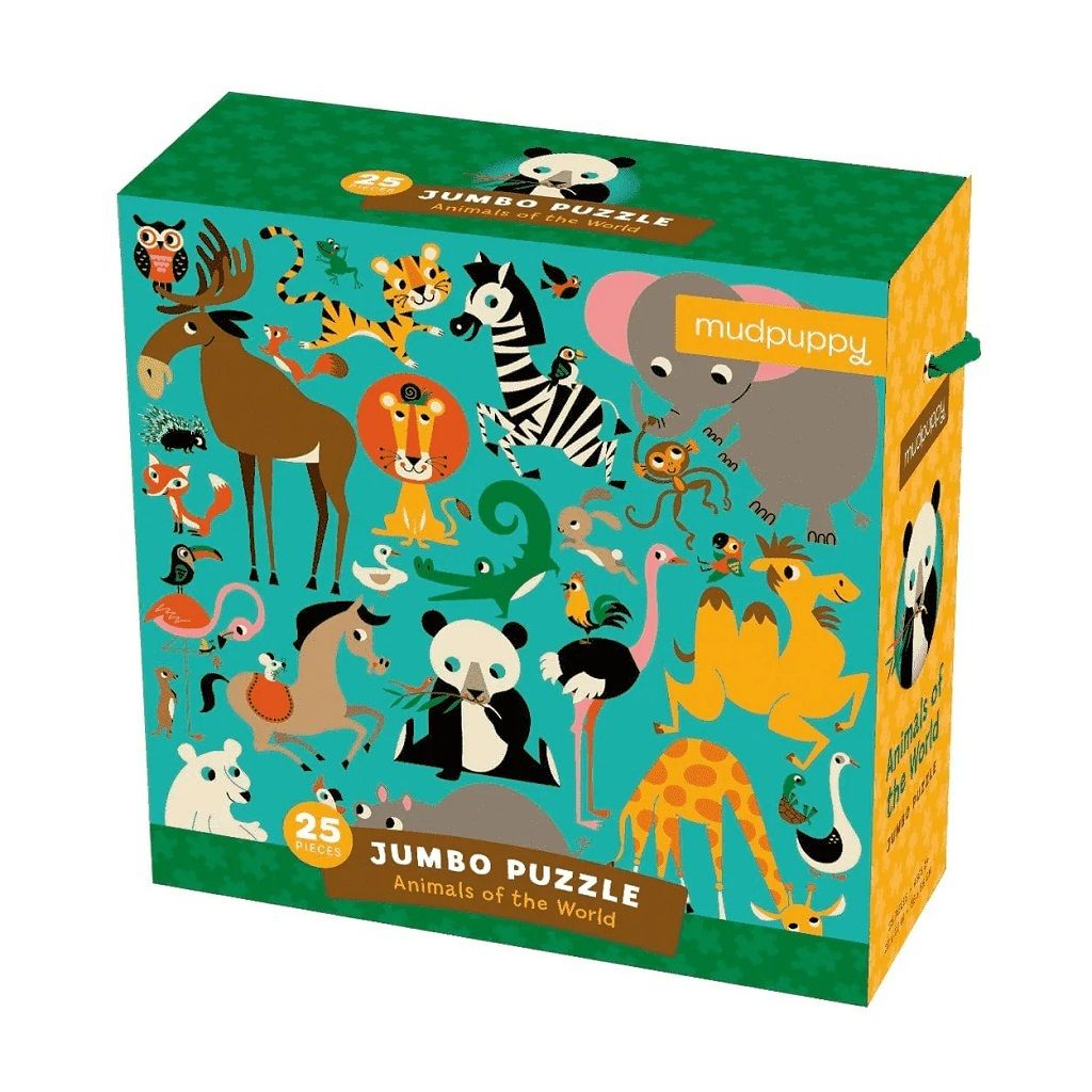 Animals Of The World Jumbo Puzzle – Lingua: Inglese