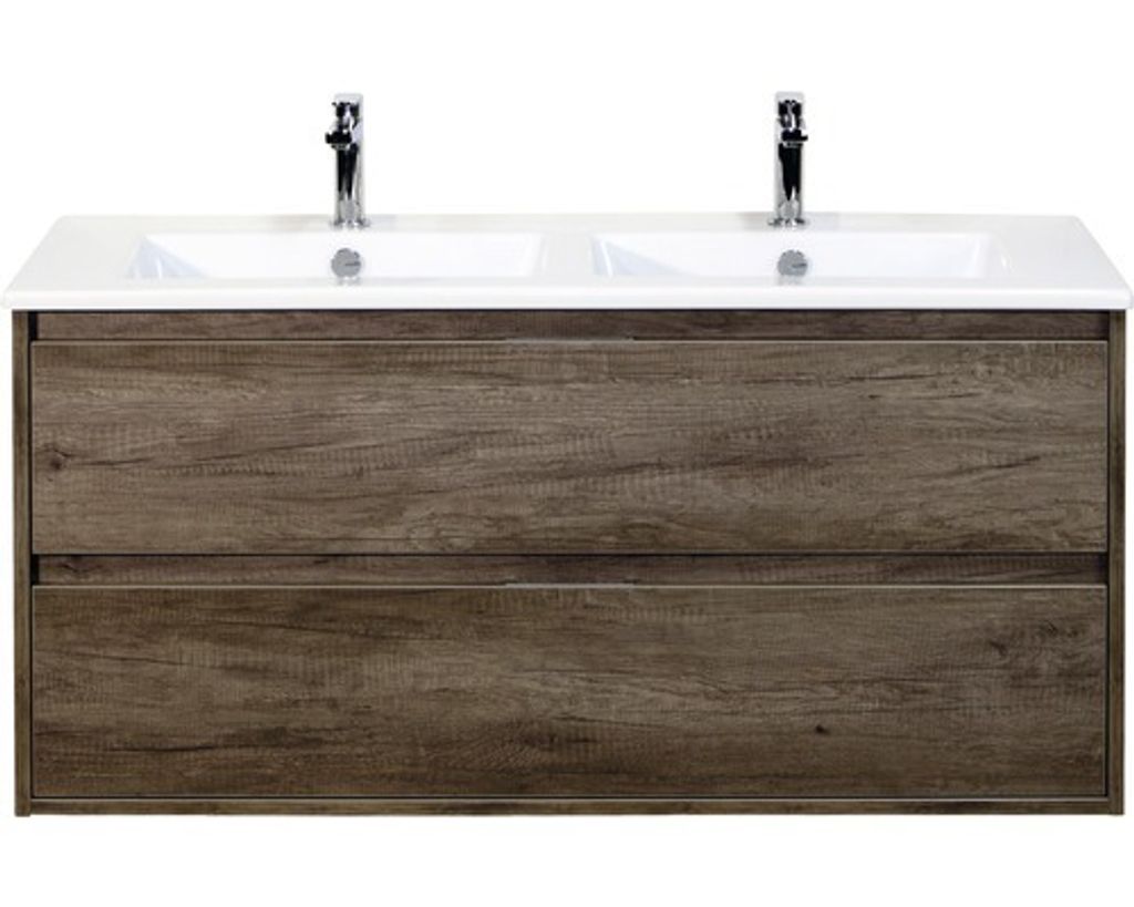 Sanox Badmöbel-Set Porto BxHxT 121 x 57 x 51 cm Frontfarbe Produktbild 