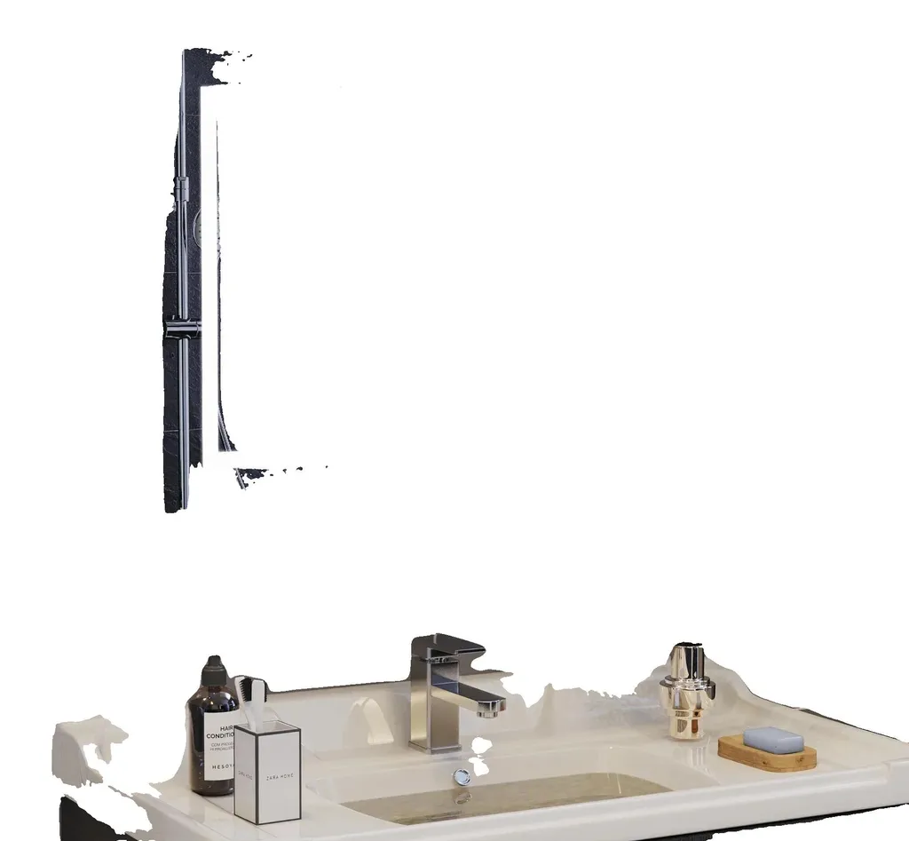 Armoire de toilette LED design moderne avec miroir et rangement 70cm