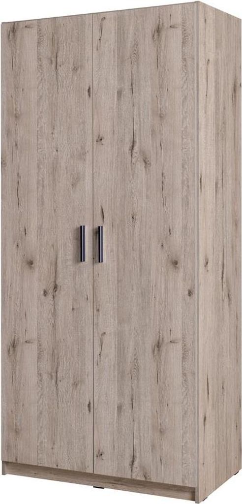 Kleiderschrankerweiterung 92 cm FUNZA 2 - Wellington Eiche Produktbild 
